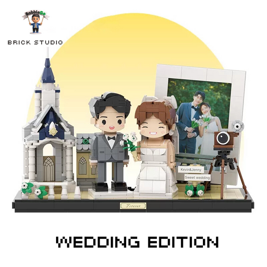Wedding Bricks Figures - Customized