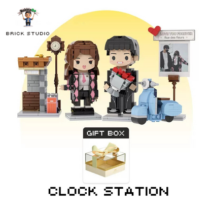 Newly Wedded Bricks Figures - Customized