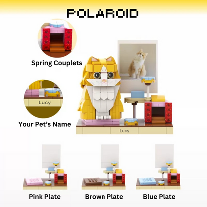 Pet Bricks Figures Feline Edition - Customized