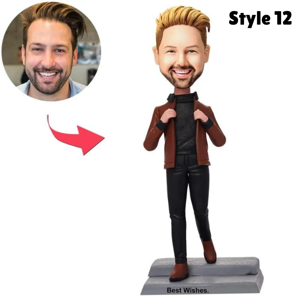 Single Bobble Head Figures - Customized