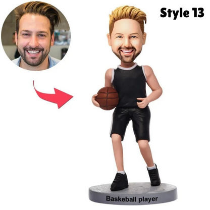 Single Bobble Head Figures - Customized