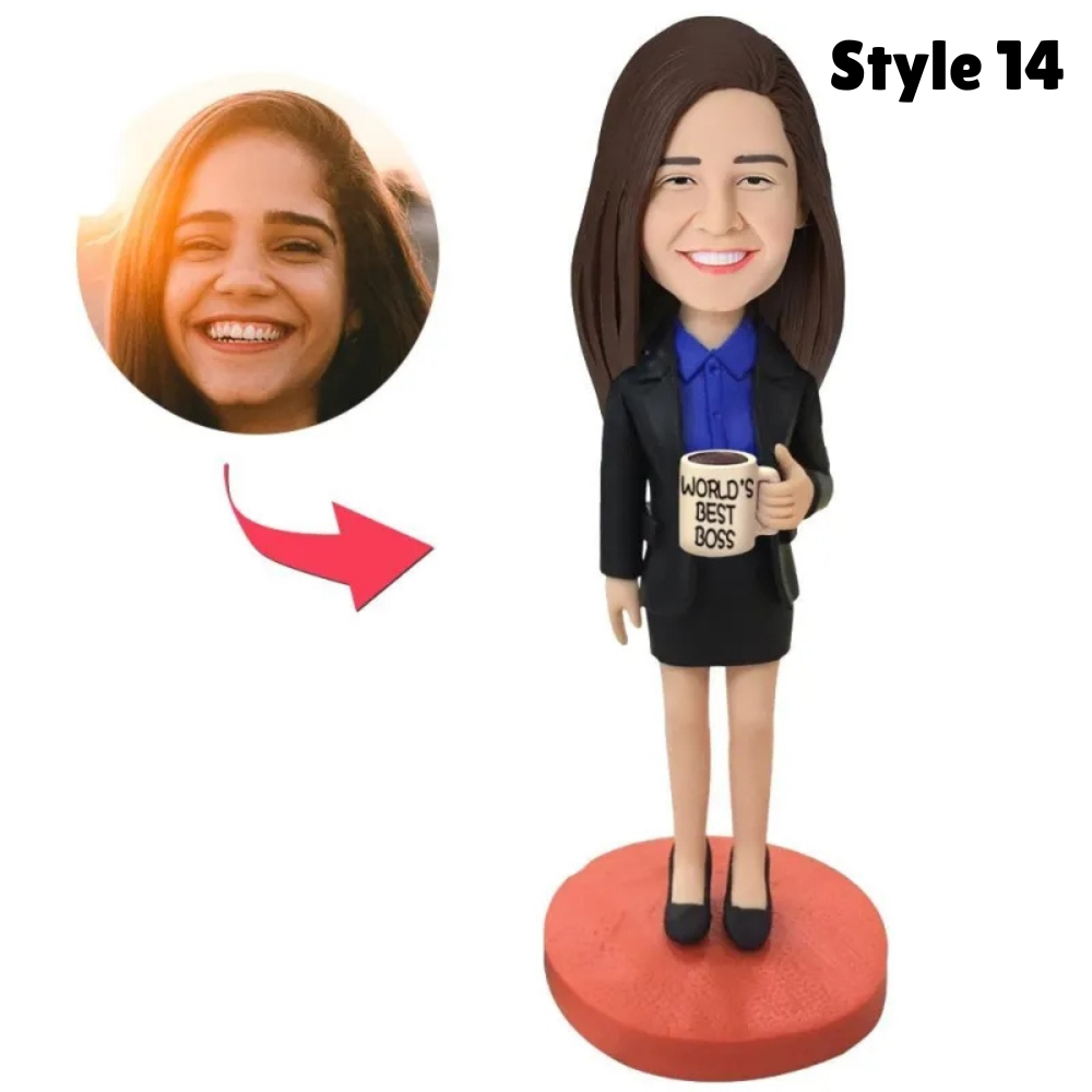 Single Bobble Head Figures - Customized