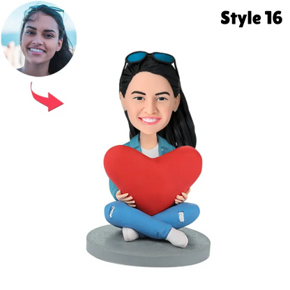 Single Bobble Head Figures - Customized