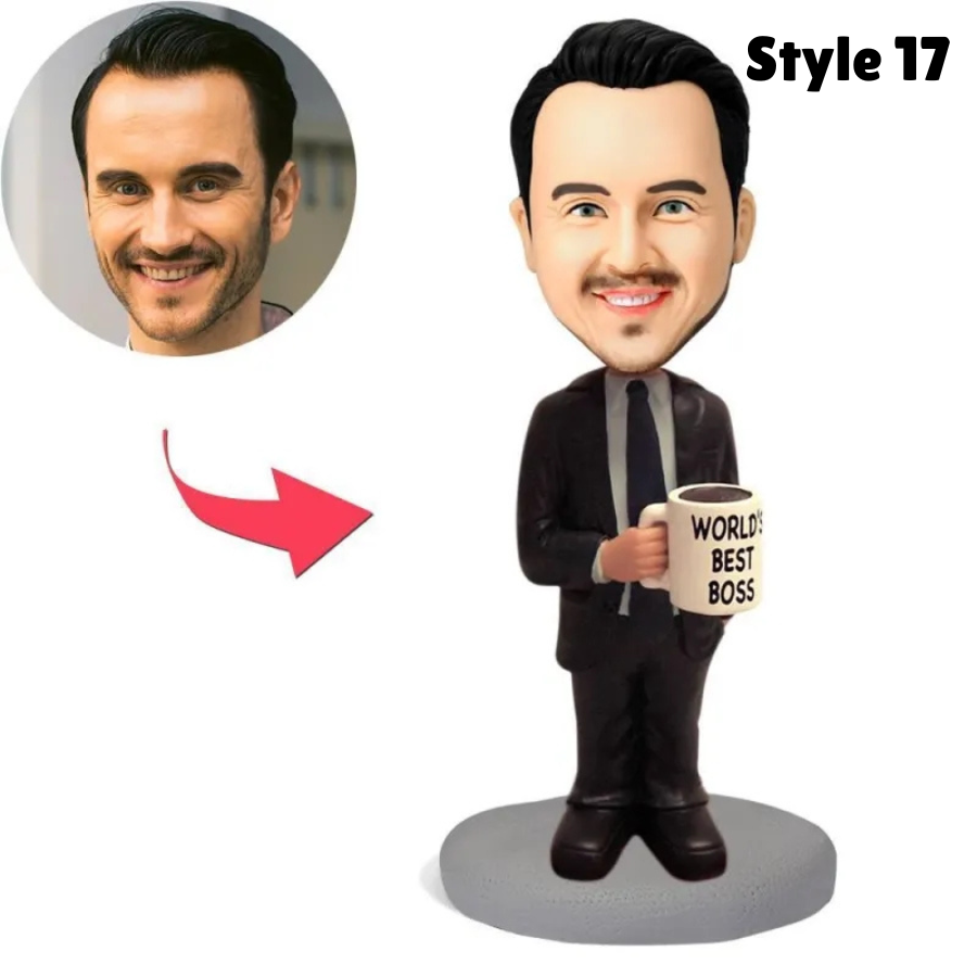 Single Bobble Head Figures - Customized