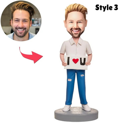 Single Bobble Head Figures - Customized