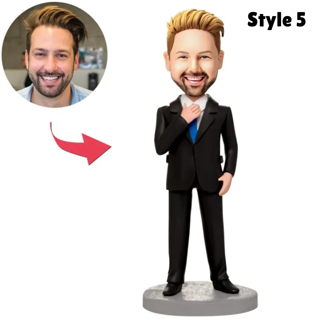 Single Bobble Head Figures - Customized