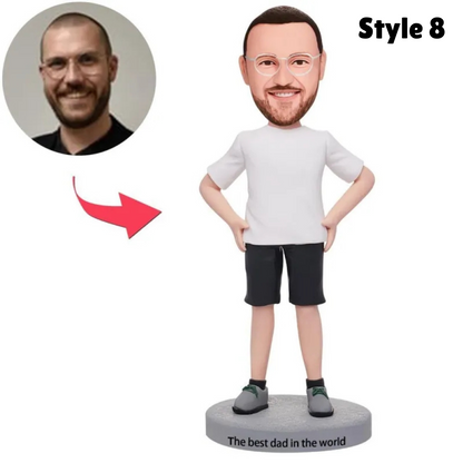 Single Bobble Head Figures - Customized