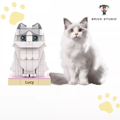 Pet Bricks Figures Feline Edition - Customized