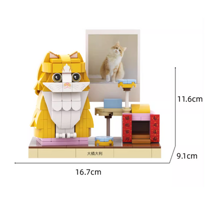 Pet Bricks Figures Feline Edition - Customized