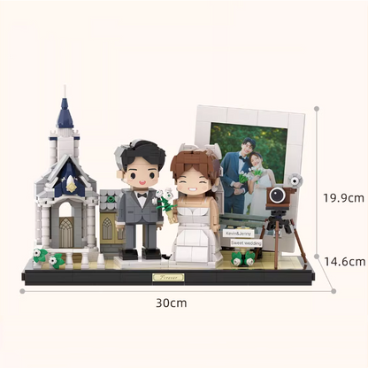 Wedding Bricks Figures - Customized