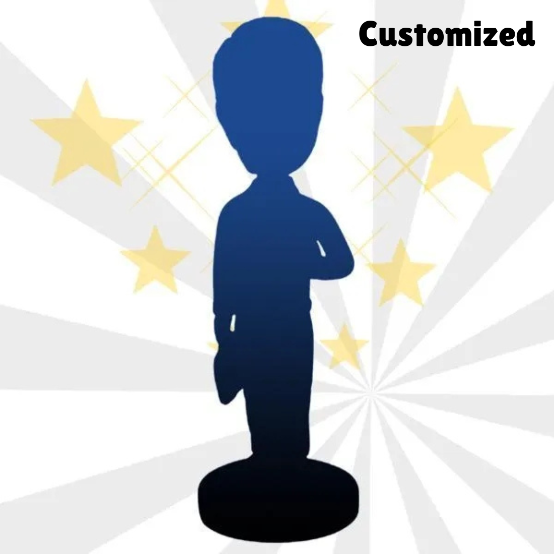 Single Bobble Head Figures - Customized