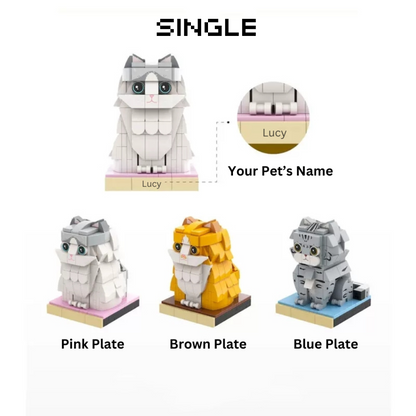 Pet Bricks Figures Feline Edition - Customized